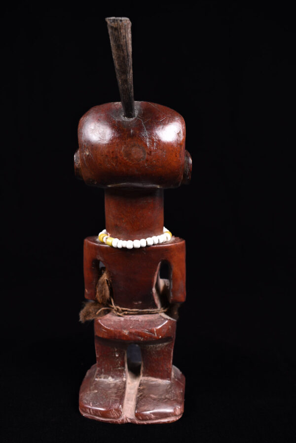 Power Figure - Wood, Horn, Beads - Songye - Congo