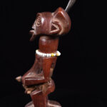 Power Figure - Wood, Horn, Beads - Songye - Congo