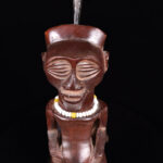 Power Figure - Wood, Horn, Beads - Songye - Congo