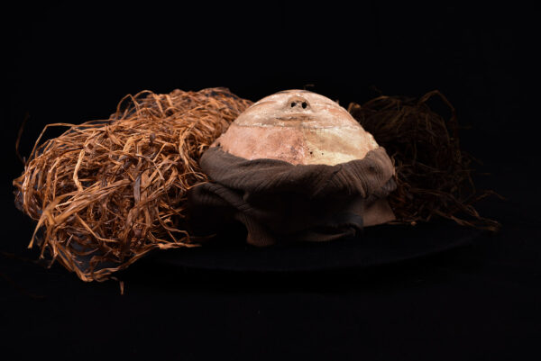 Mask - Wood, Raphia - Kwese - Gabon