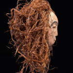 Mask - Wood, Raphia - Kwese - Gabon