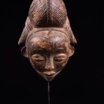 Initiation mask - Wood - Punu - Gabon