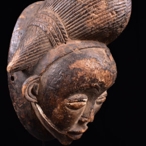 Initiation mask - Wood - Punu - Gabon