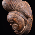 Initiation mask - Wood - Punu - Gabon