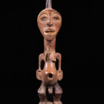 Power Figure - Wood, Horn - Songye - Congo
