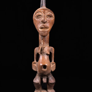 Power Figure - Wood, Horn - Songye - Congo
