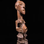 Power Figure - Wood, Horn - Songye - Congo