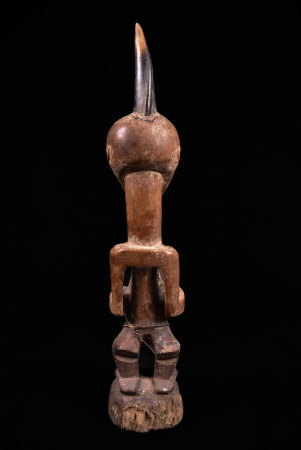 Power Figure - Wood, Horn - Songye - Congo