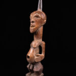 Power Figure - Wood, Horn - Songye - Congo
