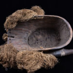 Mask - Wood, Raphia - Tetela - Cong