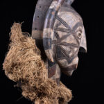 Mask - Wood, Raphia - Tetela - Cong