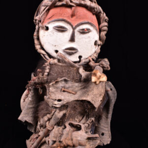 Fetish figure - Wood, Horn, Bone - Mitsogho - Gabon