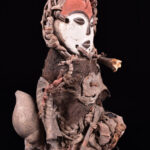 Fetish figure - Wood, Horn, Bone - Mitsogho - Gabon