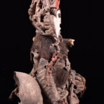 Fetish figure - Wood, Horn, Bone - Mitsogho - Gabon