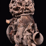 Fetish figure - Wood, Horn, Bone - Mitsogho - Gabon