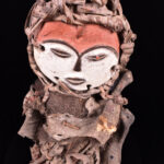 Fetish figure - Wood, Horn, Bone - Mitsogho - Gabon