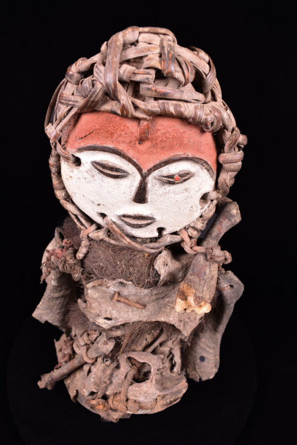 Fetish figure - Wood, Horn, Bone - Mitsogho - Gabon