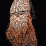 Kidumu Mask - Wood, Raphia - Teke - DR Congo