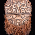 Kidumu Mask - Wood, Raphia - Teke - DR Congo