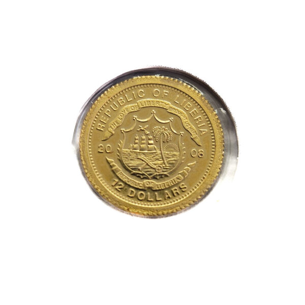 Liberia 12 Dollars 2008 Belgium