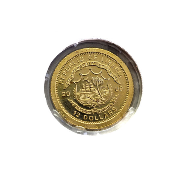 Liberia 12 Dollars 2008 Hungary