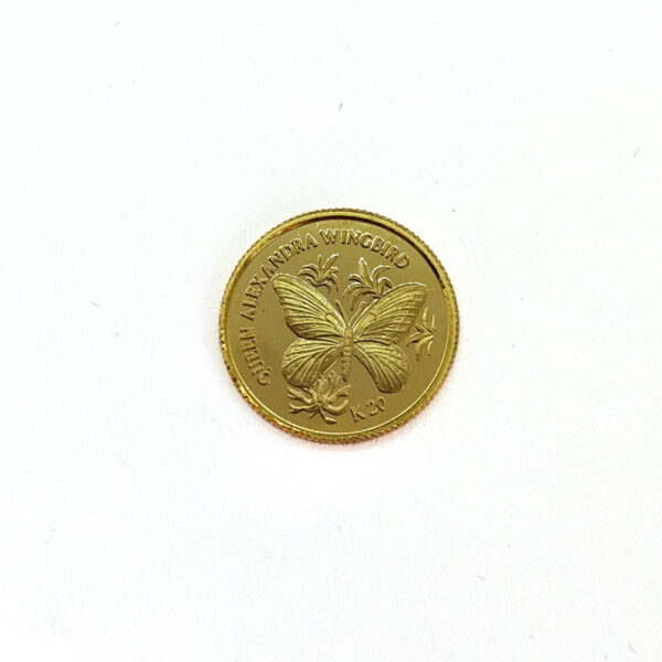 Papua New Guinea 20 Kina 1998 Queen Alexandra Wingbird