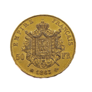 France 50 Francs 1863-BB Napoleon II