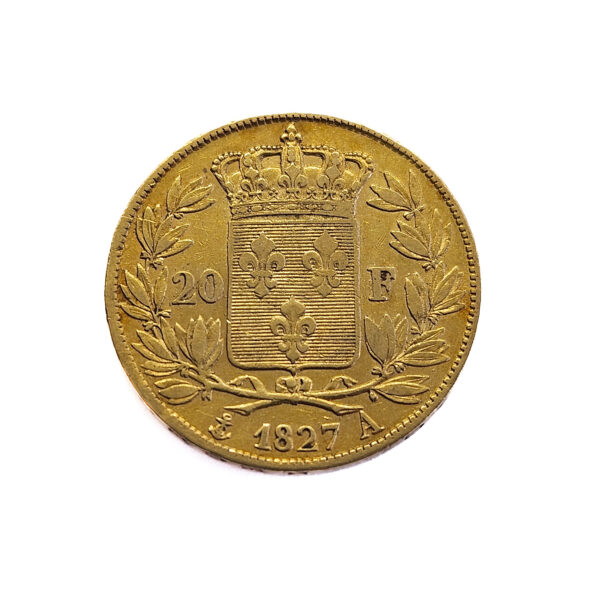 France 20 Francs 1827-A Charles X
