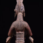 Divination bowl figure - Wood - Yoruba - Nigeria
