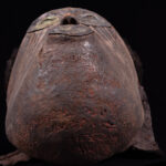 Lele Mask - Wood, Plant fibre, Beads - KUBA - Congo