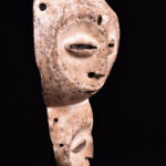 Triple face mask - Lengola - Wood - Congo
