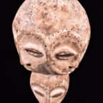 Triple face mask - Lengola - Wood - Congo