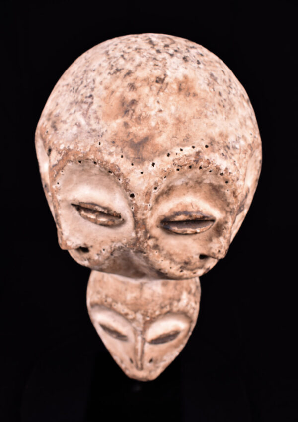 Triple face mask - Lengola - Wood - Congo