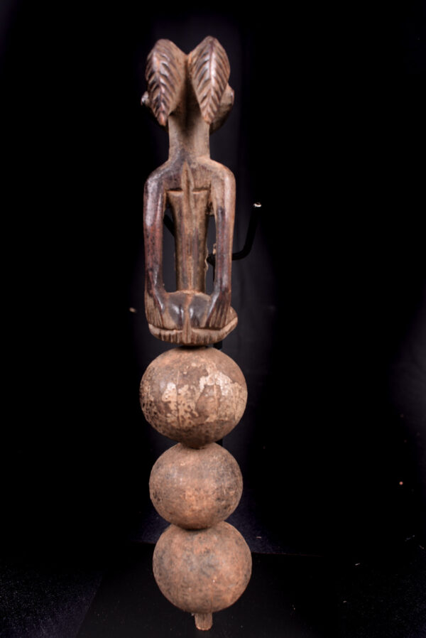Rattle - Wood - Luba - DR Congo