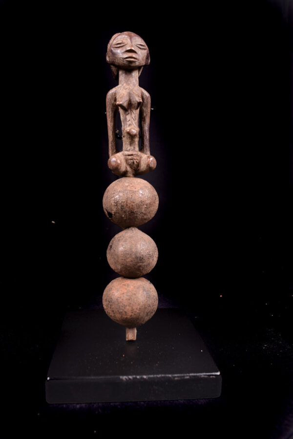 Rattle - Wood - Luba - DR Congo