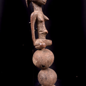 Rattle - Wood - Luba - DR Congo
