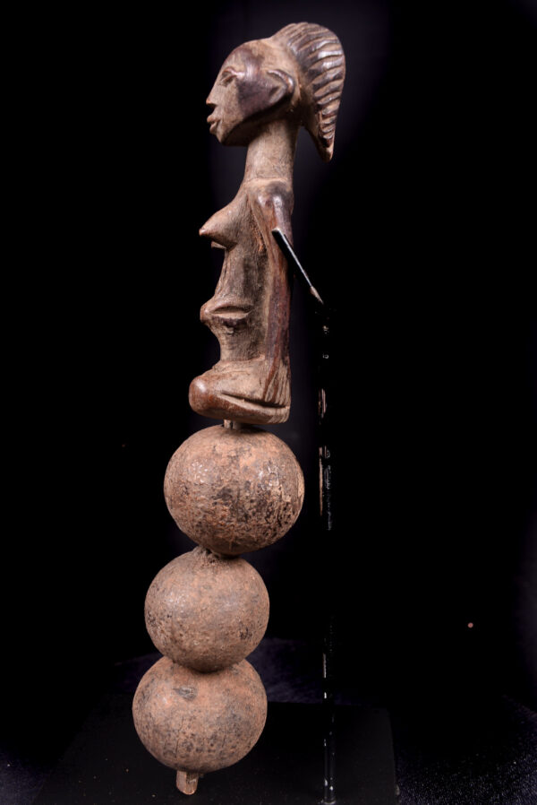 Rattle - Wood - Luba - DR Congo