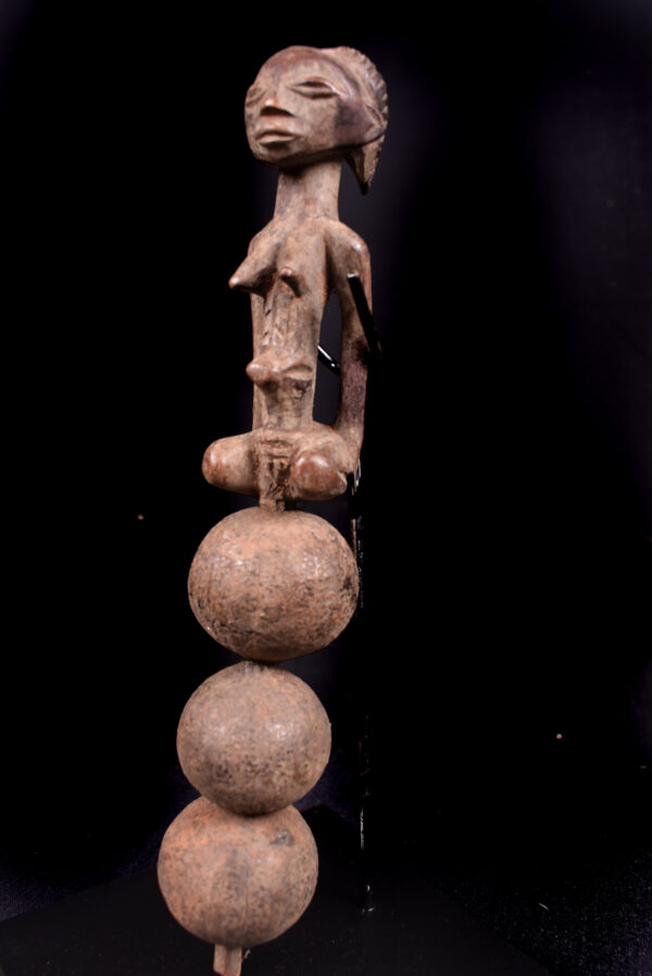 Rattle - Wood - Luba - DR Congo