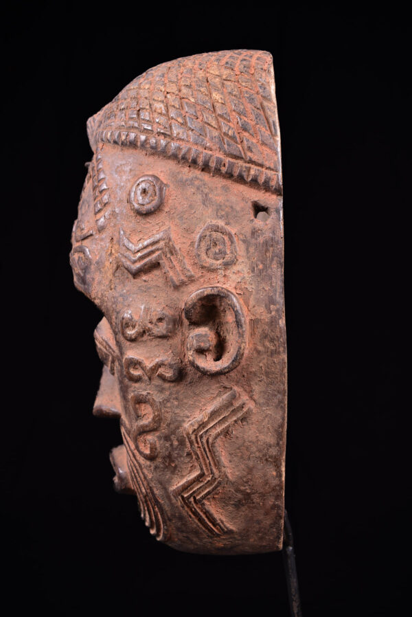 Circumcision Mask - Wood - Lulua - Congo DRC