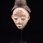 Initiation mask - Wood - Punu - Gabon