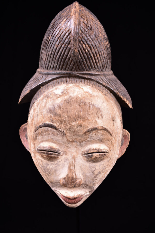 Initiation mask - Wood - Punu - Gabon