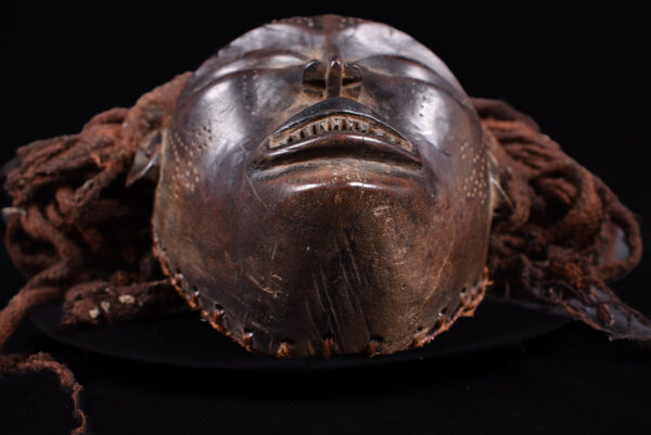 Mwana Pwo Mask - Wood, Rope - Chokwe - DR Congo