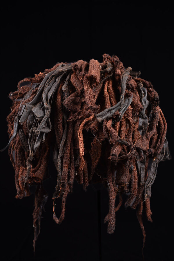 Mwana Pwo Mask - Wood, Rope - Chokwe - DR Congo