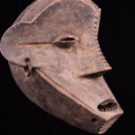 Initiation mask - Wood - Ngbaka - DR Congo