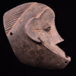 Initiation mask - Wood - Ngbaka - DR Congo