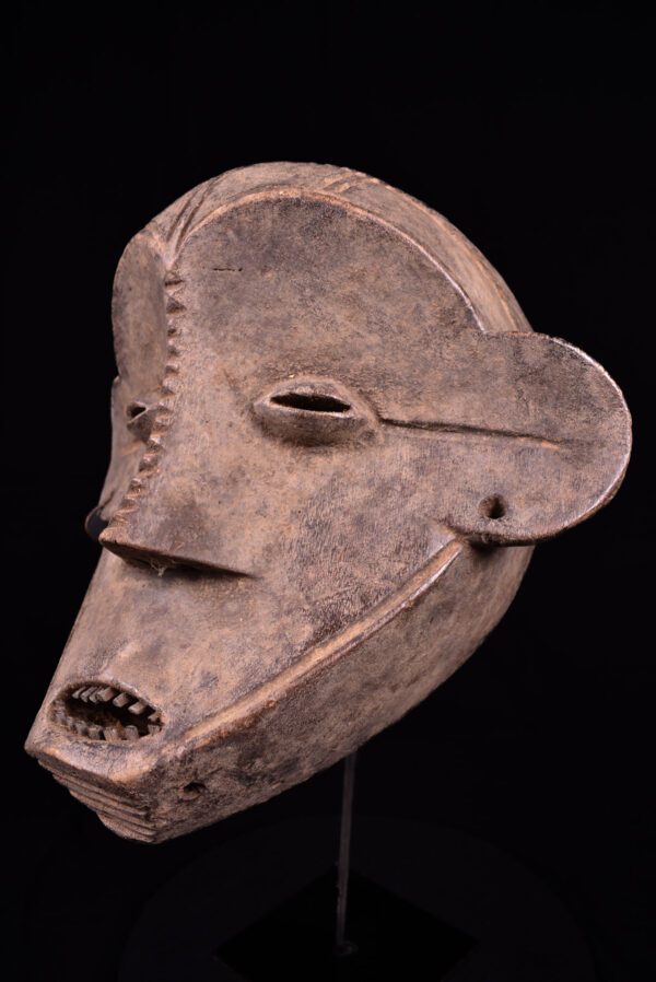 Initiation mask - Wood - Ngbaka - DR Congo