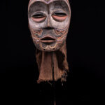 Circumcision Mask - Wood - Lulua - Congo DRC