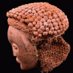 Mwana Pwo Mask - Wood, Rope - Chokwe - DR Congo
