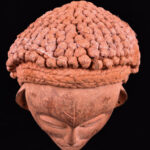 Mwana Pwo Mask - Wood, Rope - Chokwe - DR Congo