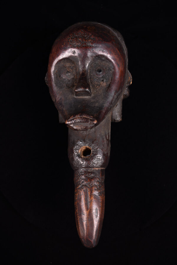 Reliquary Byeri Head - Wood- Fang - Gabon